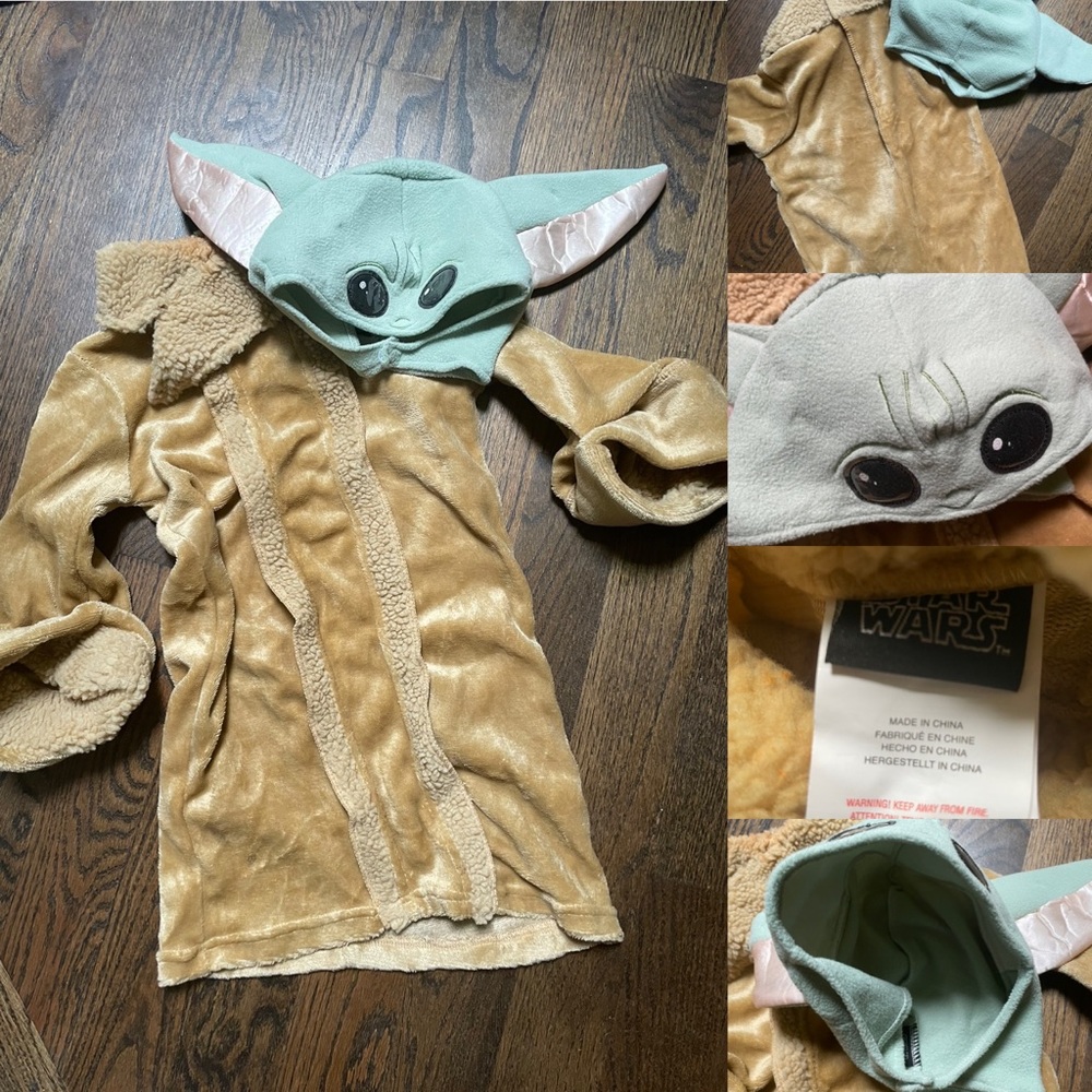 Star Wars baby yoda toddler boy 2T costume perfect condition
